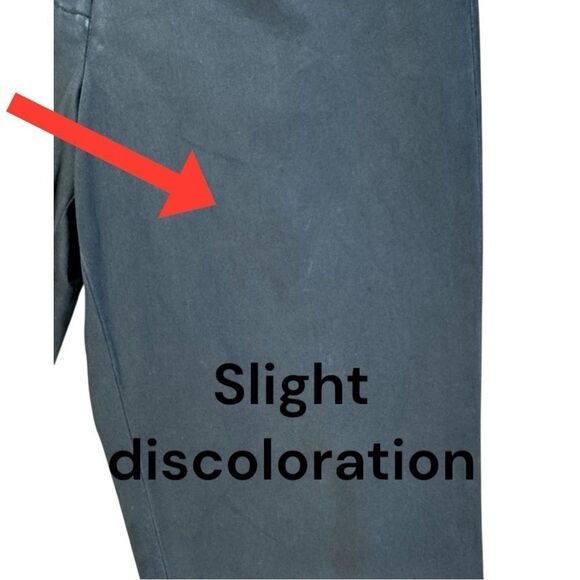 Soft Surroundings Black Chino Capri Pants Sz M - Picture 10 of 11